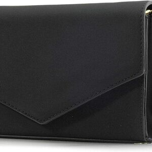 Minimalist Evening Envelope Clutch Chain Shoulder Bag Women Faux Leather Suede P